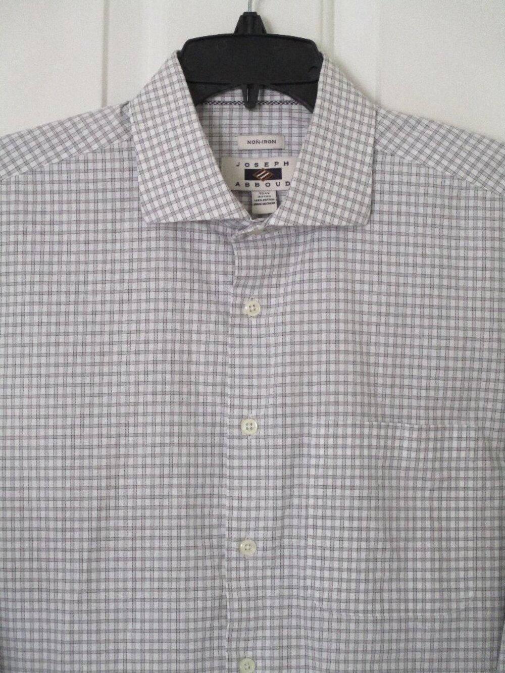 Joseph Abboud Mens L/S Gray Cotton Dress Shirt - Size 16.5/31*